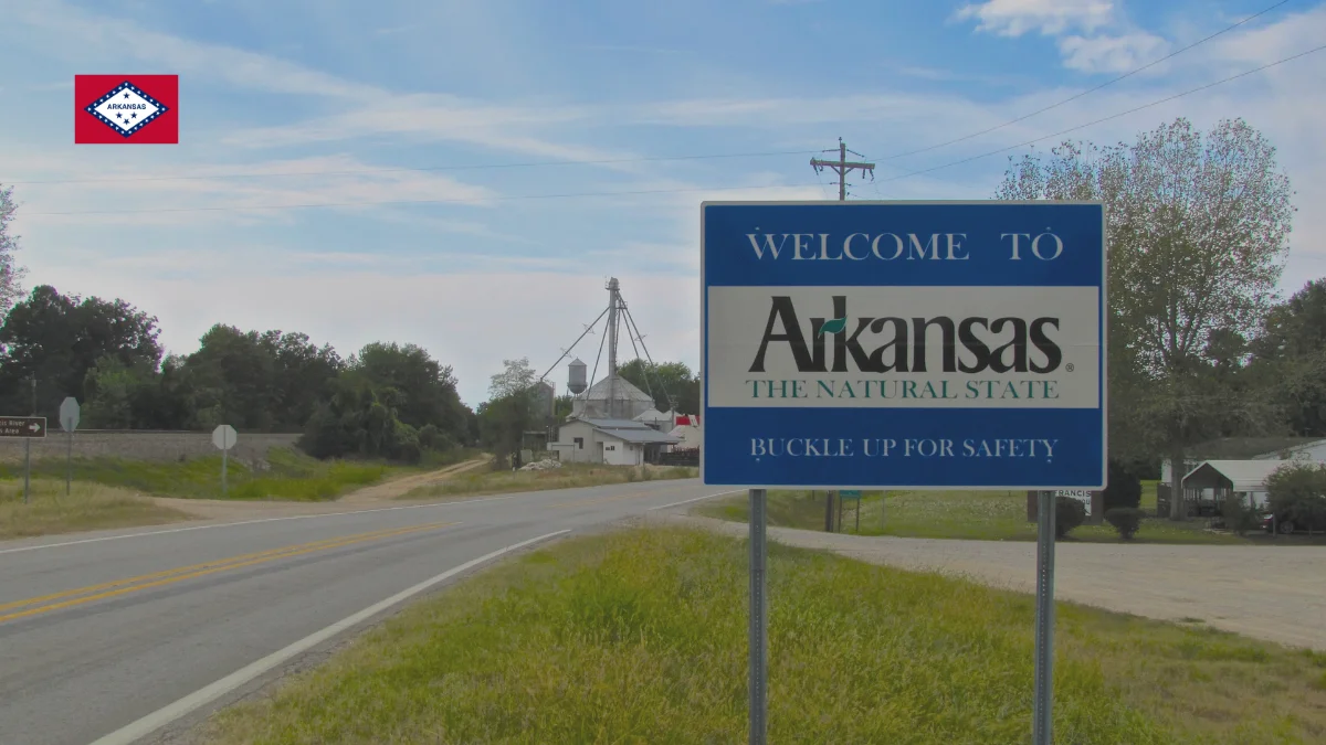 What is the history behind the name Arkansas?