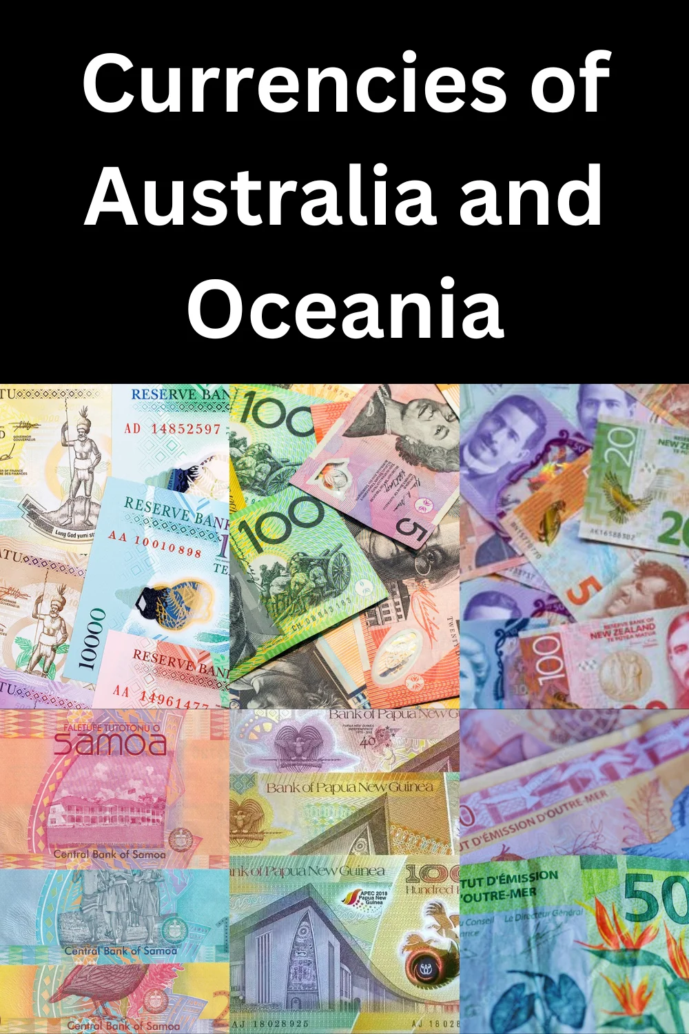 List of currencies of Australia and Oceania