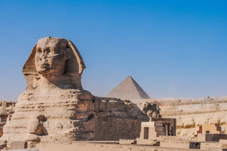 Sphinx of Giza — view of the landmark
